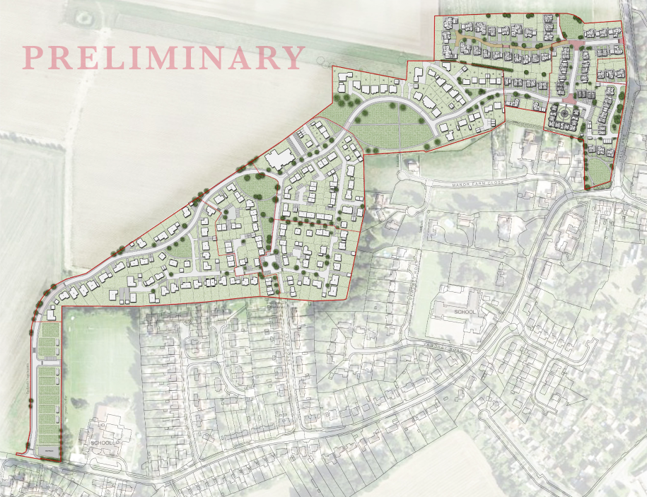 Preliminary plans for Manor Park